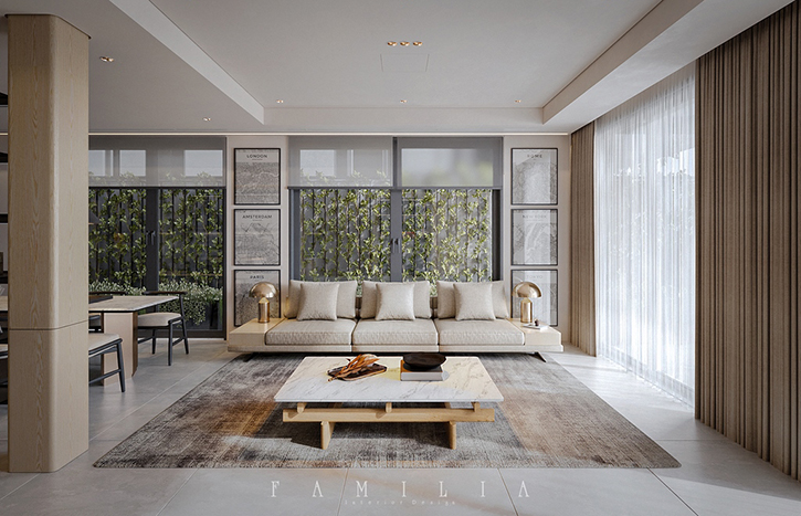 THIẾT KẾ NỘI THẤT BIỆT THỰ KHU ĐÔ THỊ VIỆT HƯNG 213sqm