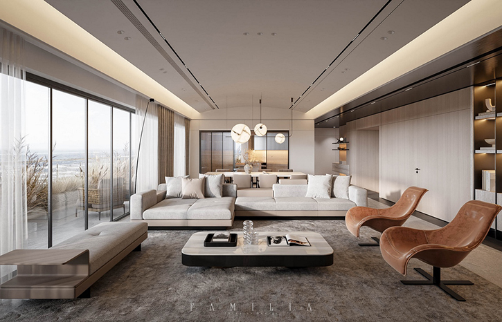 THIẾT KẾ NỘI THẤT CĂN HỘ PENTHOUSE UDIC COMPLEX 400sqm
