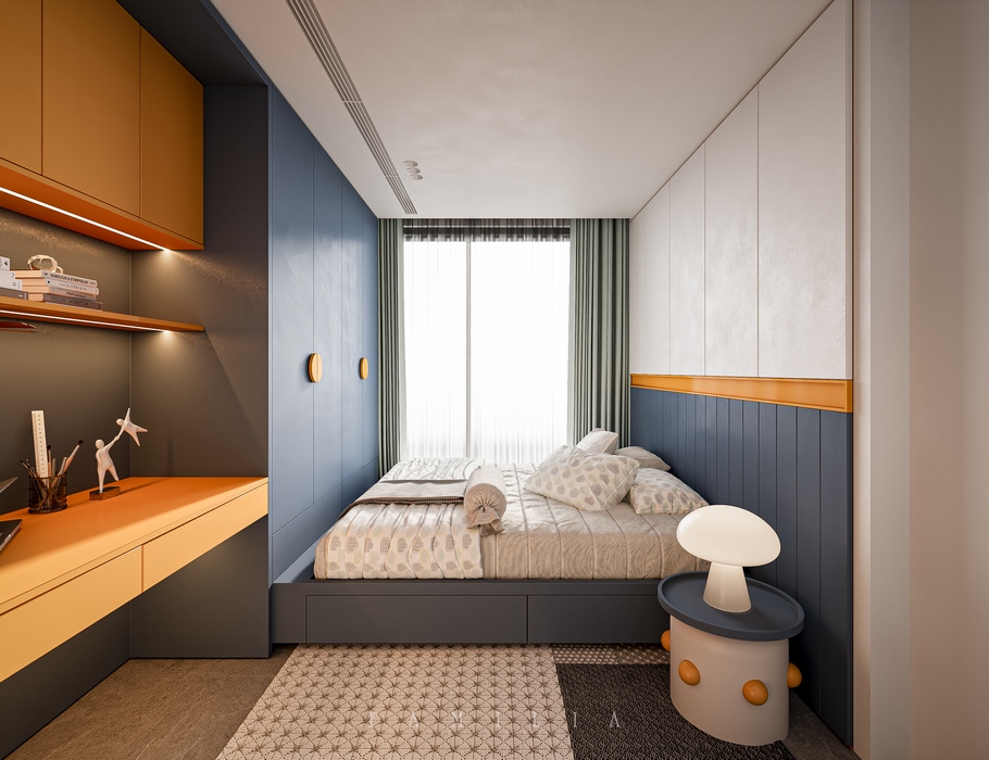 THIẾT KẾ NỘI THẤT CĂN HỘ DUPLEX SWANLAKE ONSEN ECOPARK HƯNG YÊN 200sqm FAMILIA