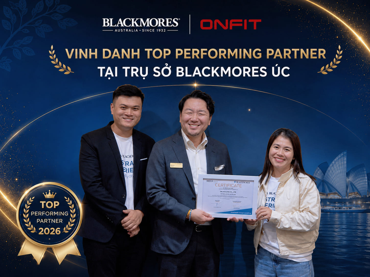 Onfit.vn được Blackmores vinh danh 