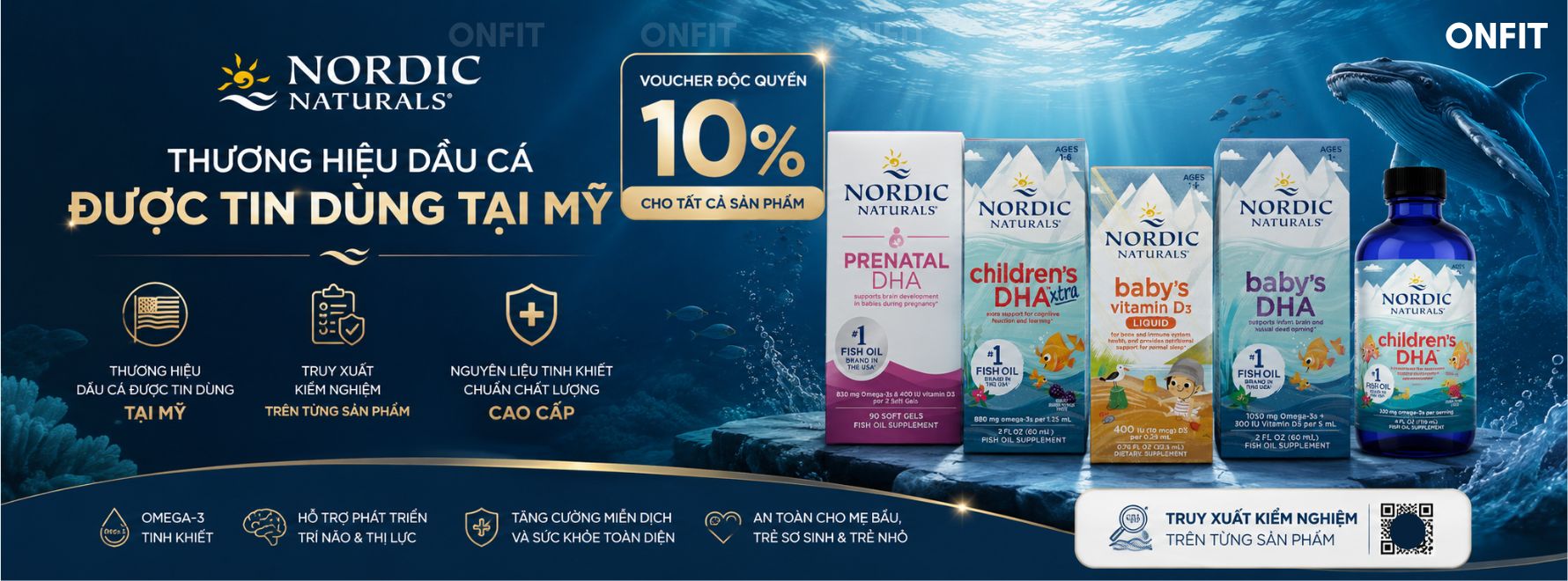 Mua Nordic Naturals Chính Hãng Mỹ tại ONFIT.vn