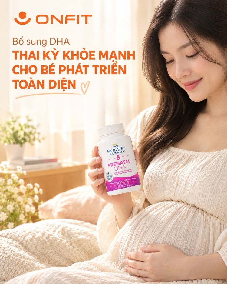 Nordic Naturals Prenatal DHA - Bổ sung DHA cho mẹ bầu