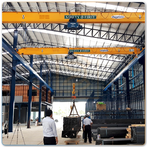 Cầu trục dầm đơn 5 Tấn tại Đông Anh, Hà Nội