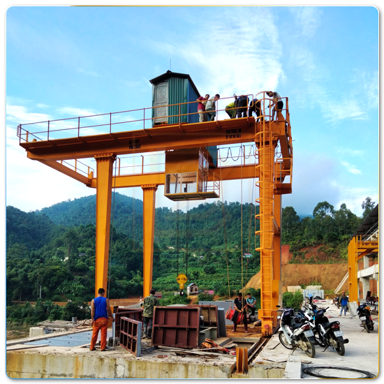 Cổng trục chân dê 10 Tấn tại Đông Anh, Hà Nội