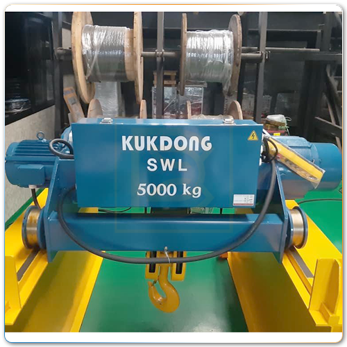 Palang cáp điện Kukdong- Dầm đôi, dòng KDWDC