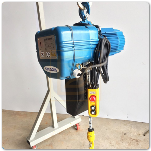 Palang xích điện Kukdong- Loại cố định, 2 cấp tốc độ