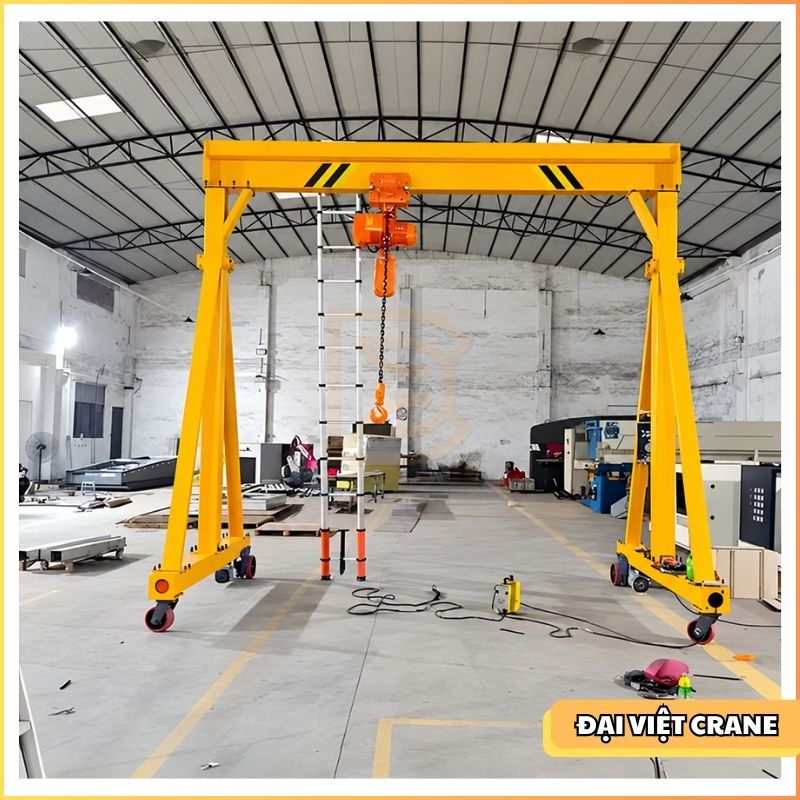 Cổng trục đẩy tay 1 Tấn