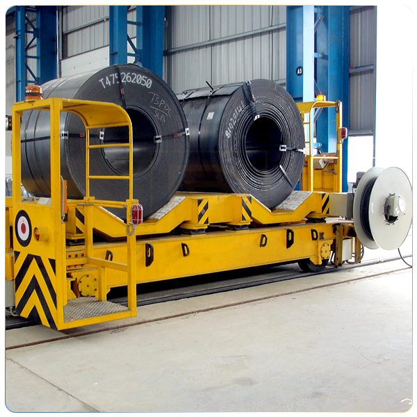 Xe goòng chở thép cuộn