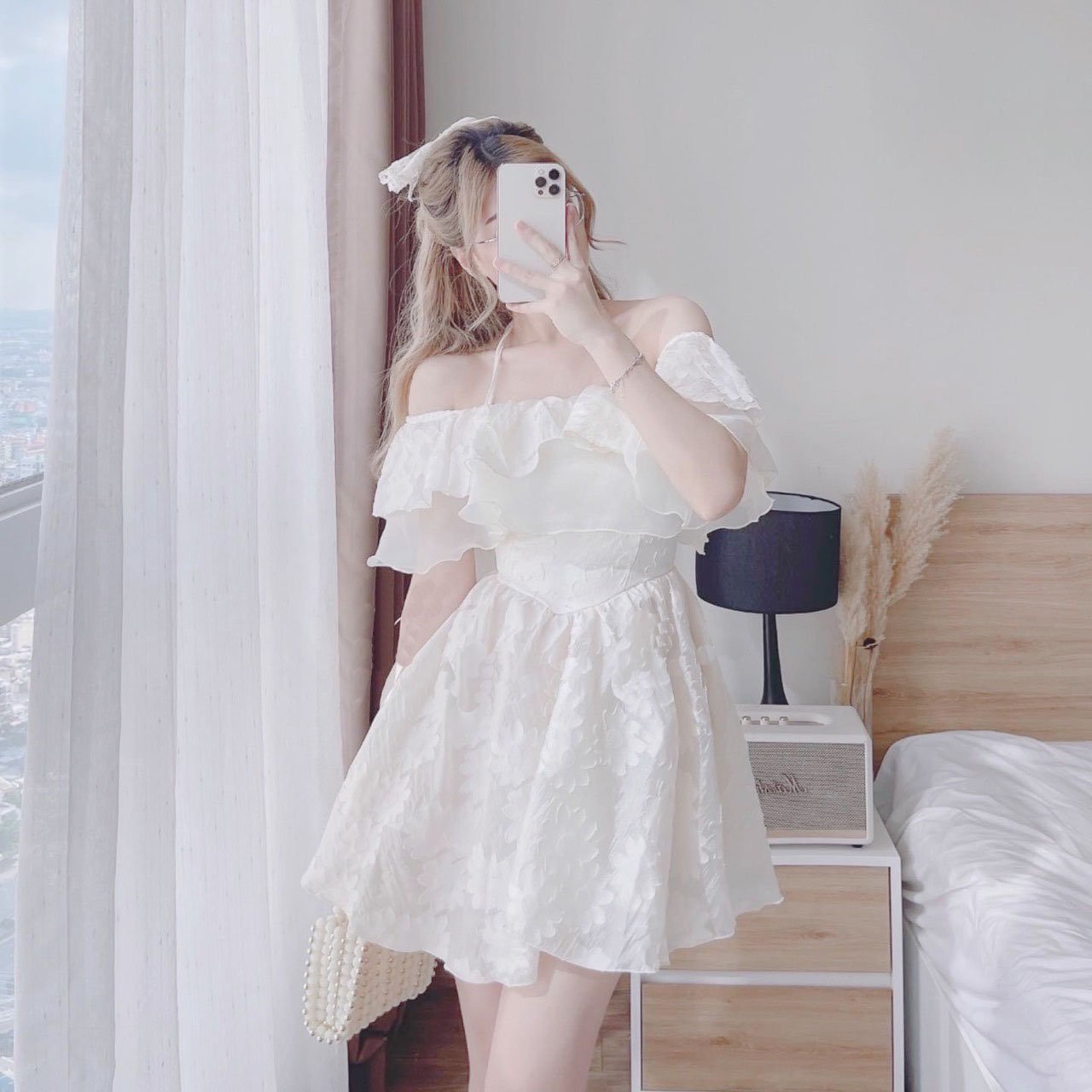 Cập nhật với hơn 58 về váy trắng tiểu thư trễ vai mới nhất  Du học Akina