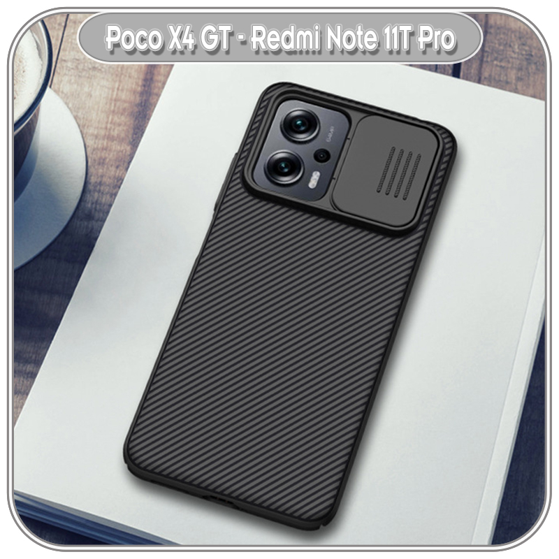 Ốp lưng cho Xiaomi Poco X4 GT - Redmi Note 11T Pro, Nillkin CamShield che camera