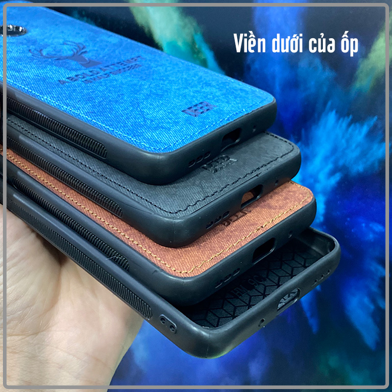Ốp lưng cho Xiaomi Redmi 9C - Redmi 10A giả da con hươu DEER - Nhựa dẻo TPU