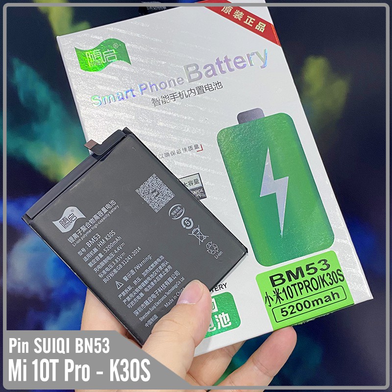 Thay pin cho Xiaomi Mi 10T Pro - Redmi K30S BM53 5000mAh