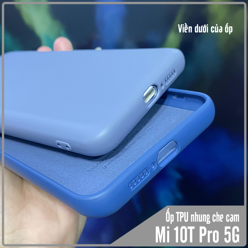 Ốp lưng cho Xiaomi Mi 10T Pro - Redmi K30S , nhựa TPU dẻo màu lót nhung che camera