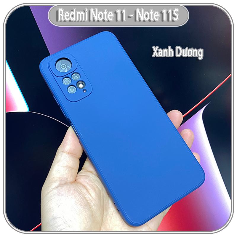 Ốp lưng cho Xiaomi Redmi Note 11 - Note 11S 4G, Choice viền vuông nhựa TPU dẻo màu lót nhung che camera