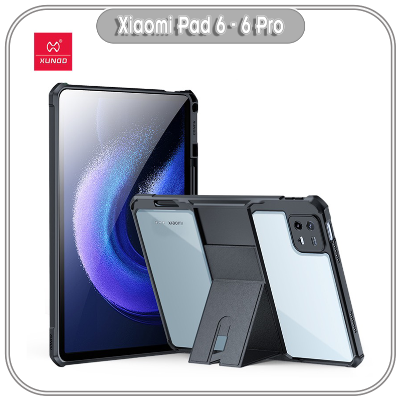 Ốp chống sốc cho Xiaomi Pad 7 - 7 Pro, giá đỡ nhựa dẻo XunDD V2