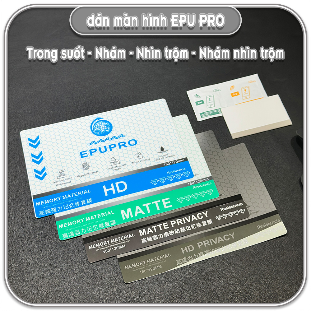 Dán màn hình cho Redmi Note 13 - 13 Pro - 13 Pro Plus, EPU tự phục hồi