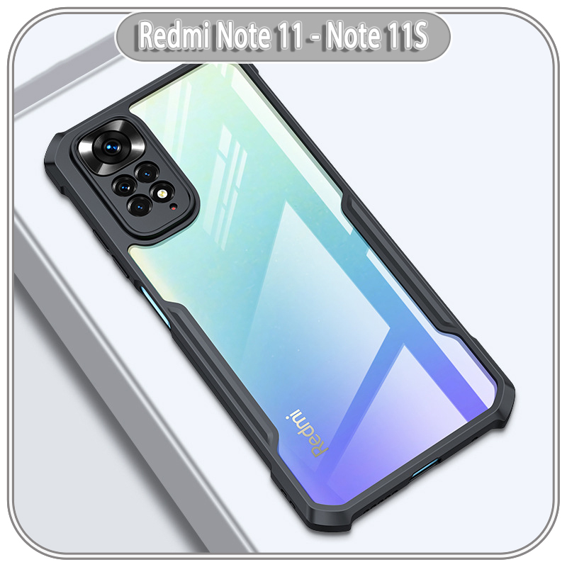 Ốp lưng cho Xiaomi Redmi Note 11 - Note 11S chống sốc trong viền nhựa dẻo XunDD - Hàng nhập khẩu