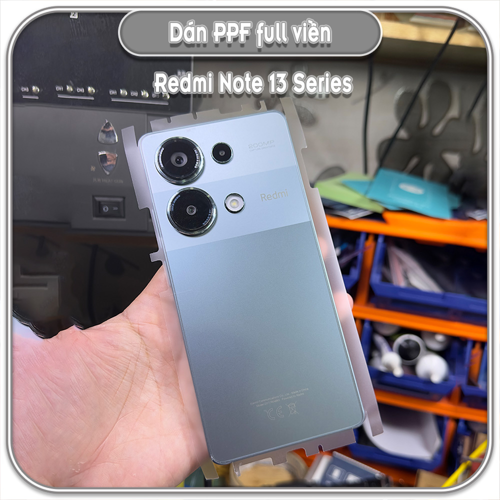 Dán PPF full viền cho Redmi Note 13 Series