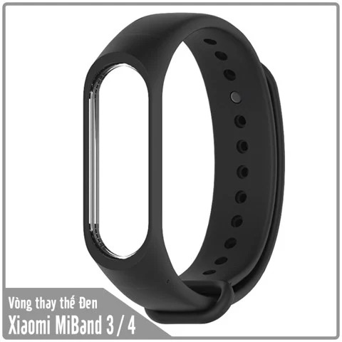 Dây cao su thay thế cho Xiaomi Miband 3/4 hãng Mijobs