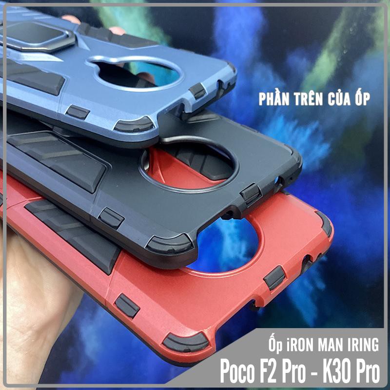 Ốp lưng cho Xiaomi Poco F2 Pro / Redmi K30 Pro - K30 Ultra iRON - MAN IRING Nhựa PC cứng viền dẻo chống sốc