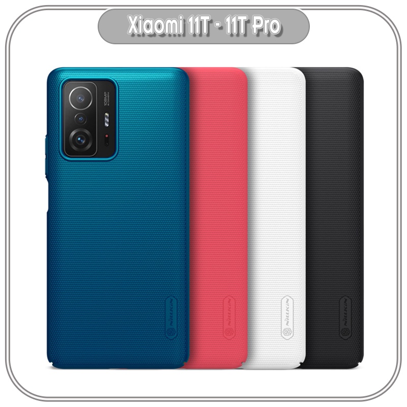 Ốp lưng cho Xiaomi 11T - 11T Pro Frosted Shield nhựa PC cứng Nillkin , Vân nhám , chống vân tay