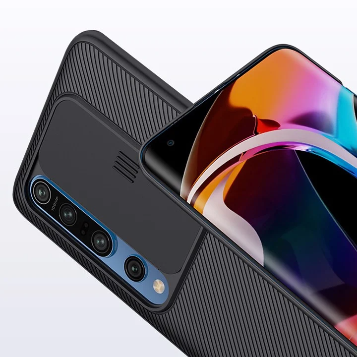 Ốp lưng cho Xiaomi Mi 10 - Mi 10 Pro Nillkin CamShield Che camera