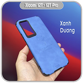 Ốp lưng cho Xiaomi 12T - 12T Pro, giả da hươu