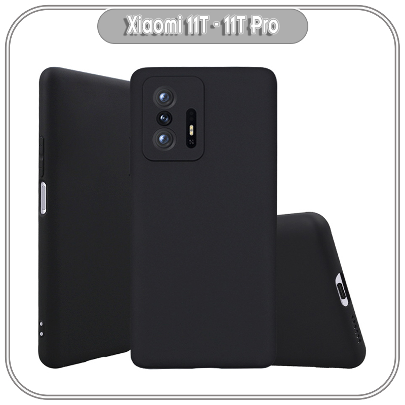 Ốp lưng TPU dẻo đen cho Xiaomi 11T - 11T Pro che Camera