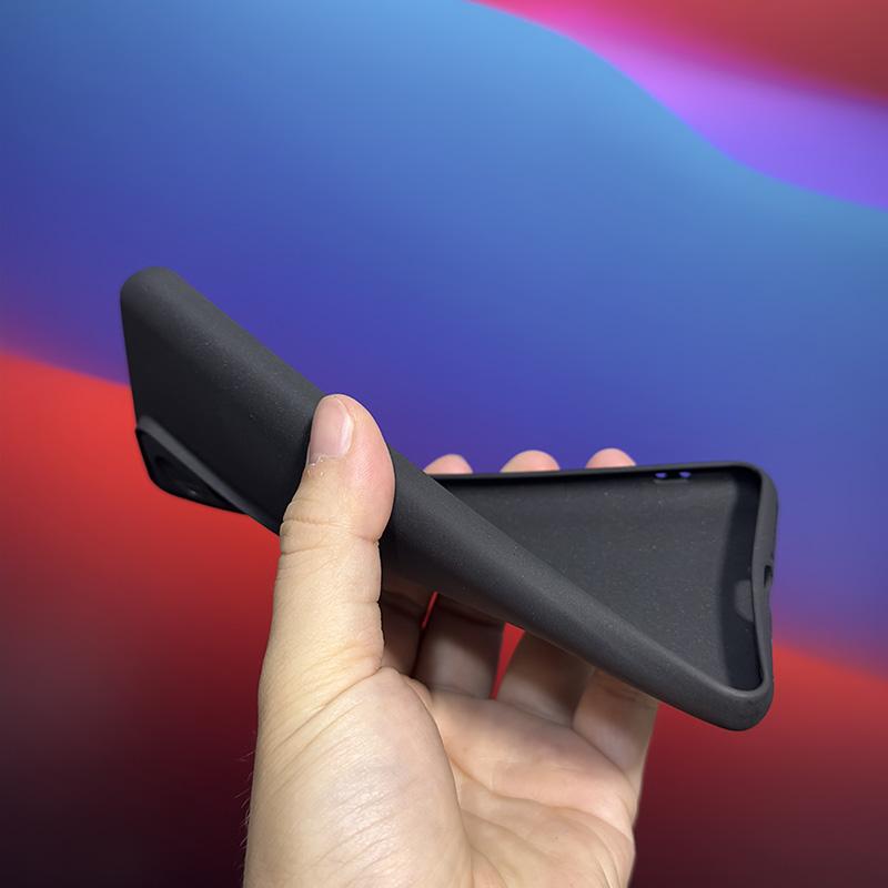 Ốp lưng cho Xiaomi 12T Pro, nhựa dẻo TPU đen nhám, che camera