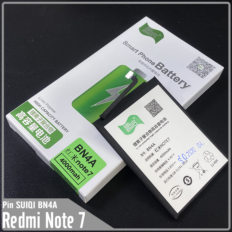 Pin Suiqi Li-ion thay thế cho Xiaomi Redmi Note 7 BN4A 4000mAh