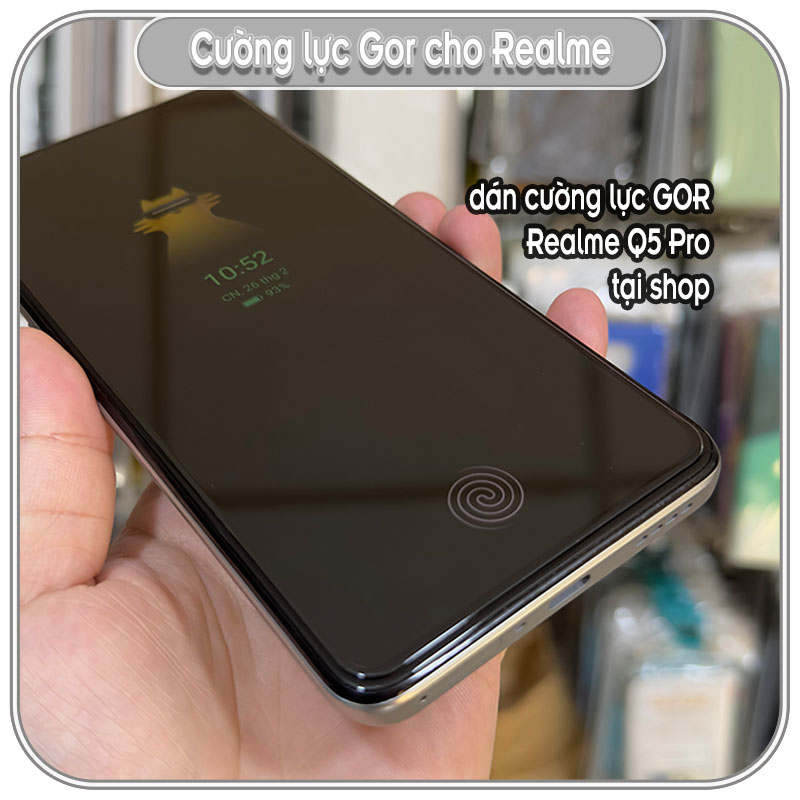 Bộ 2 kính cường lực Gor trong suốt cho Realme Q5 Pro - Hàng nhập khẩu