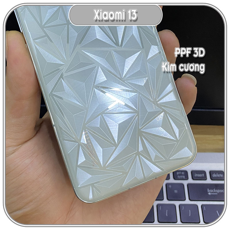 Dán PPF 3D vân kim cương cho Xiaomi 13 - 13 Pro - 13 Lite