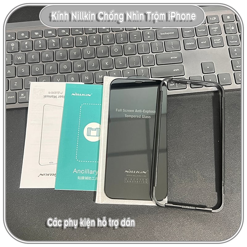 Kính cường lực iPhone 12 - 12 Pro - 12 Pro Max Nillkin Guardian Chống nhìn trộm