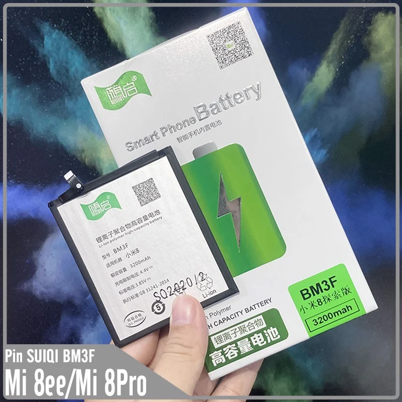 Pin Suiqi Li-ion thay thế cho Xiaomi Mi 8EE/Mi 8 Pro (BM3F) 3200mAh