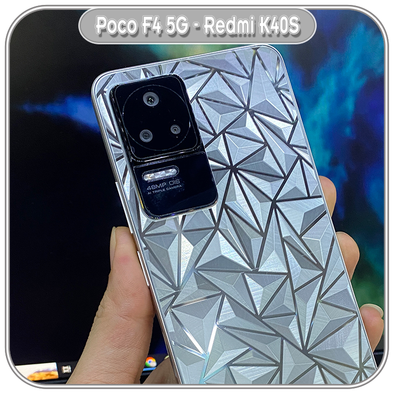 Dán PPF 3D vân kim cương cho Xiaomi Poco F4 5G - Redmi K40S