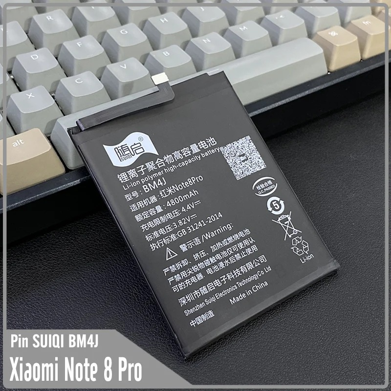Thay Pin Suiqi Xiaomi Redmi Note 8 Pro BM4J 4800mAh