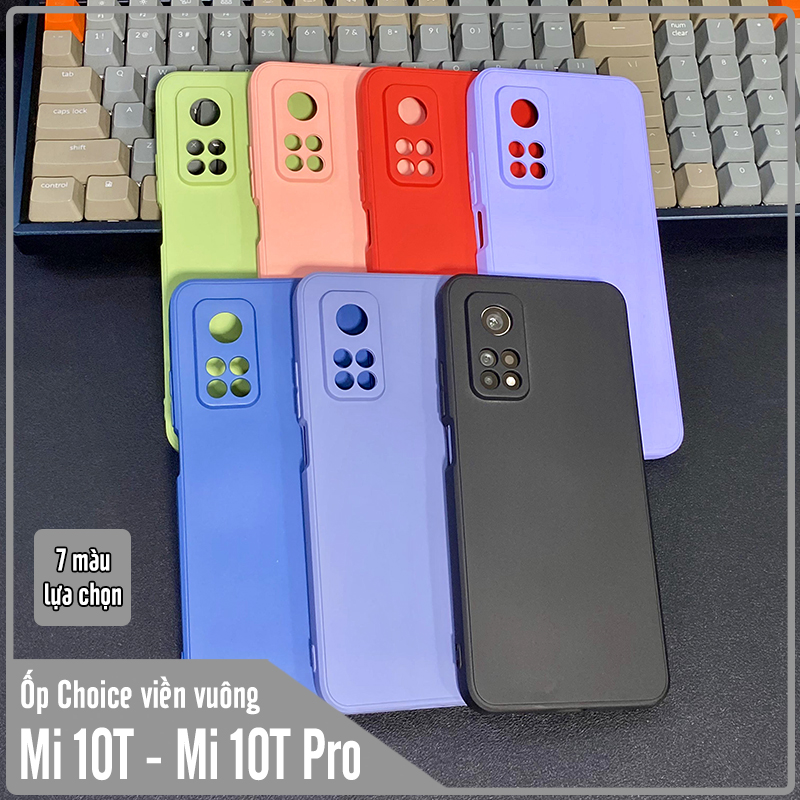 Ốp lưng cho Xiaomi Mi 10T - Mi 10T Pro - Redmi K30S Choice viền vuông dẻo lót nhung che camera