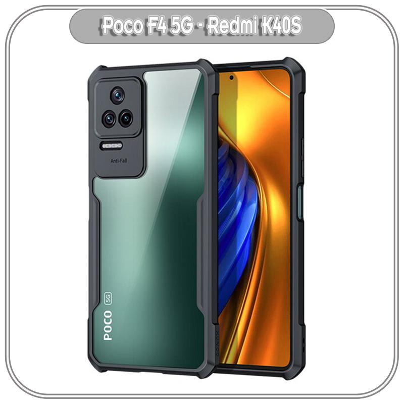 Ốp lưng cho Xiaomi Poco F4 5G - Redmi K40S chống sốc trong viền nhựa dẻo XunDD