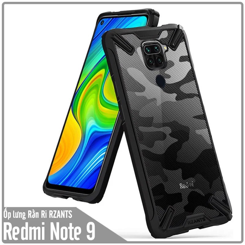 Ốp lưng cho Xiaomi Redmi Note 9 - Redmi 10X 4G chống sốc Rằn Ri RZANTS