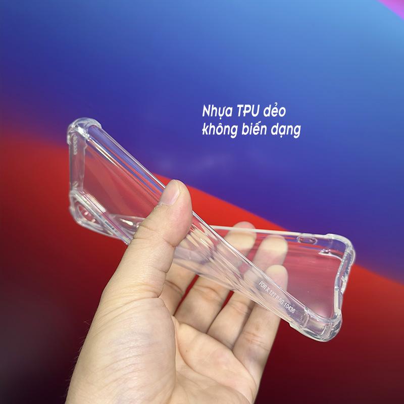 Ốp lưng cho Xiaomi 12T Pro nhựa dẻo TPU trong che camera