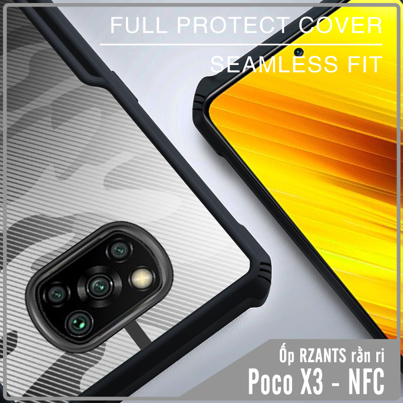 Ốp lưng cho Xiaomi Poco X3 NFC - X3 PRO Rzants rằn ri chống sốc