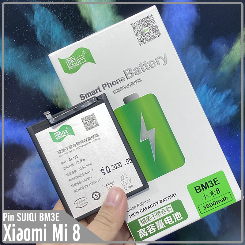 Pin Suiqi Li-ion thay thế cho Xiaomi Mi 8 BM3E 3700mAh