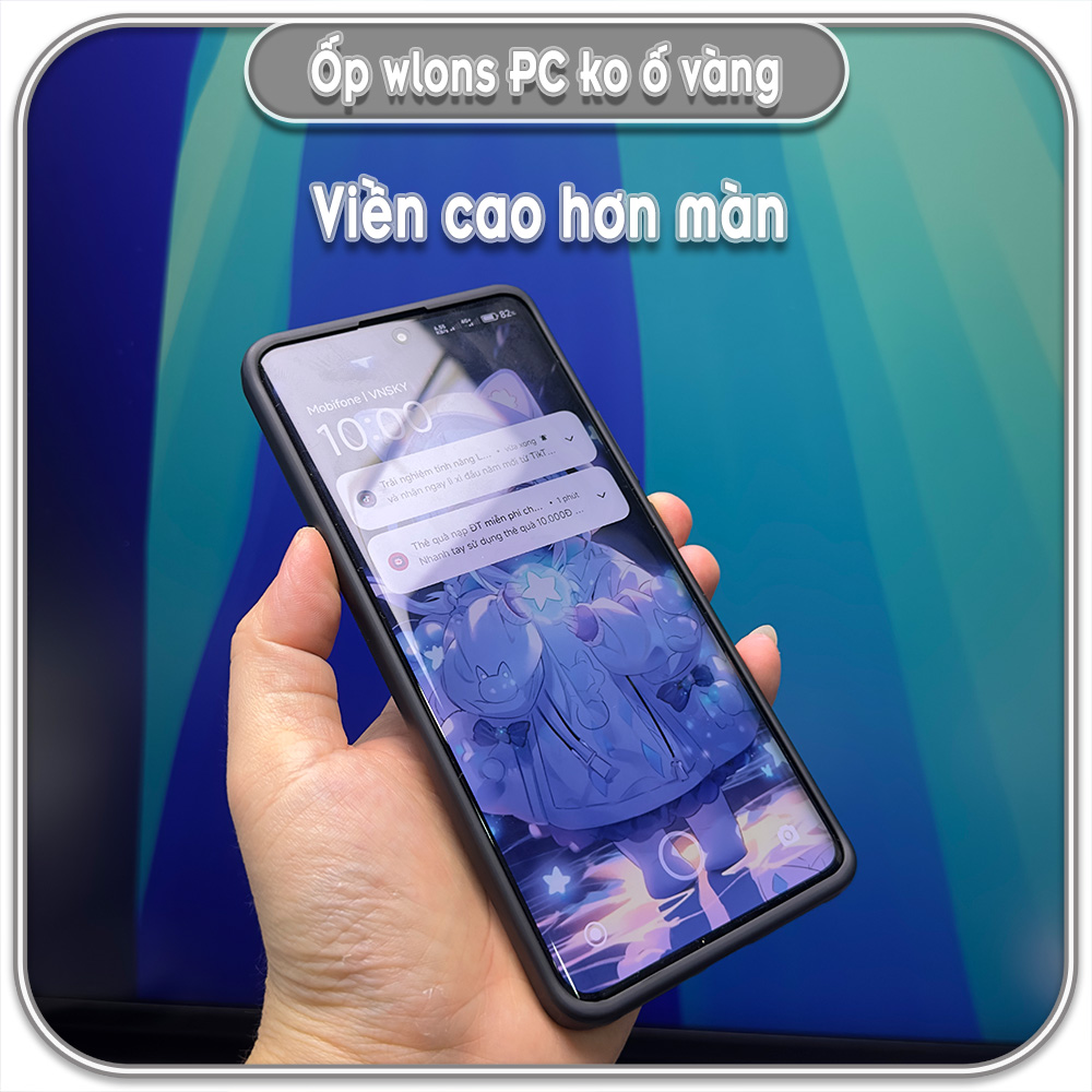 Ốp chống sốc cho Xiaomi 15 Ultra, wlons lưng PC không ố vàng