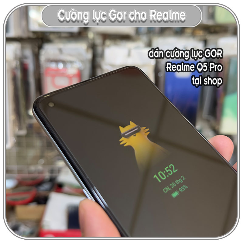 Bộ 2 kính cường lực Gor trong suốt cho Realme Q5 Pro - Hàng nhập khẩu