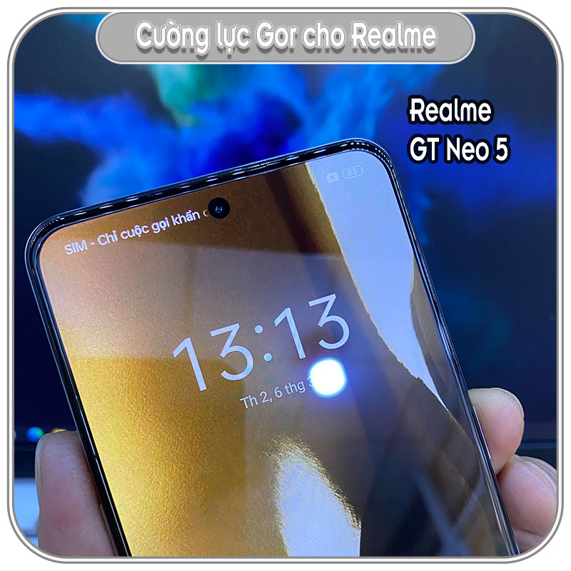 Bộ 2 kính cường lực Gor trong suốt cho Realme GT NEO 5 - Hàng nhập khẩu