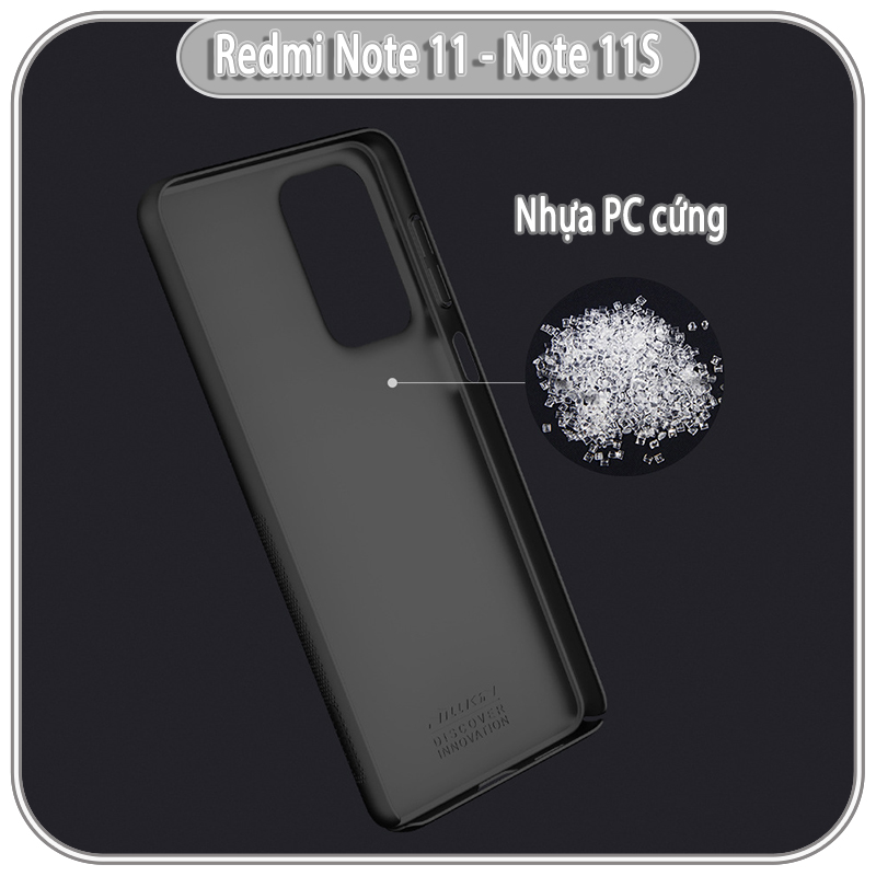 Ốp lưng cho Xiaomi Redmi Note 11 - Note 11S Nillkin CamShield che camera