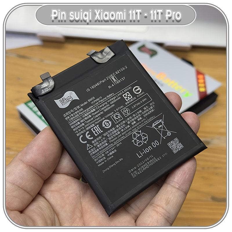 Thay pin cho Xiaomi 11T BM59 - 11T Pro BM58 5000mAh