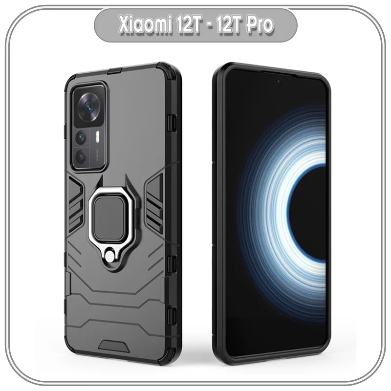 Ốp lưng cho Xiaomi 12T - 12T Pro, iRON MAN IRING Nhựa PC cứng viền dẻo chống sốc