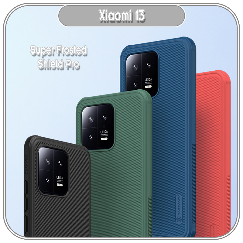 Ốp lưng cho Xiaomi 13 - 13 Pro Super Frosted Shield Pro nhựa PC cứng Nillkin