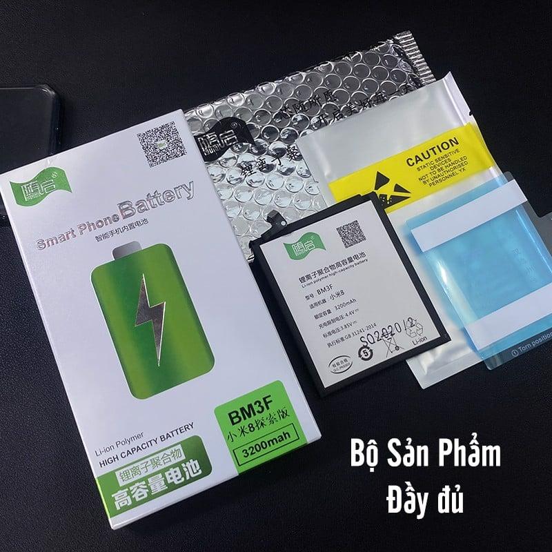 Pin Suiqi Li-ion thay thế cho Xiaomi Mi 8EE/Mi 8 Pro (BM3F) 3200mAh